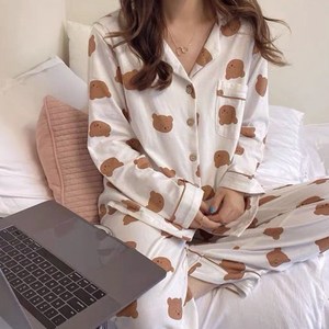 엘쏘 여성용 러블리 잠옷 상하의 세트