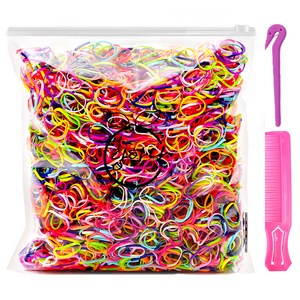 링하나 대용량 머리끈 지퍼백 + 이지컷 + 빗 세트 RH3