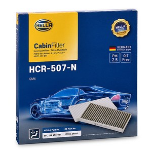 헬라 차량용 에어컨필터, HCR-507-N, 1개