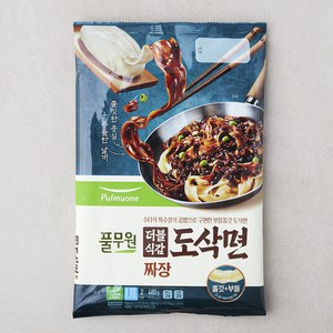 풀무원 더블식감 짜장도삭면 2인, 480g, 1개