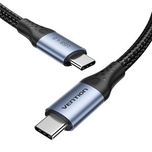 벤션 8K 240W USB4 40Gbps C to C타입 초고속 케이블, 혼합색상, 1개, 1m