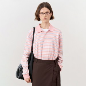 던스트 MULTI STRIPE COLLARED T-SHIRT UDTS4C119