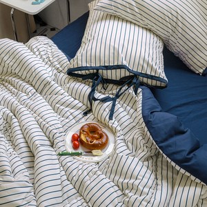 믹스앤매치 국내 제조 에센셜 스트라이프 차렵이불 세트