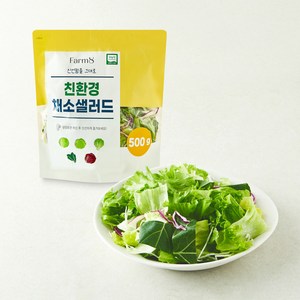 팜에이트 친환경 인증 채소 샐러드, 500g, 1개