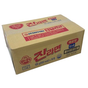 오뚜기 진라면 매운맛 업소용 120g, 1개