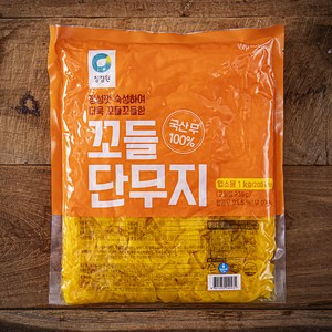 청정원 꼬들단무지, 1kg, 1개