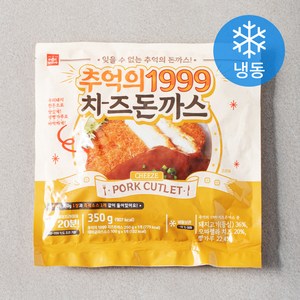 잇웨이브 추억의 1999 치즈돈까스 (냉동), 350g, 1팩