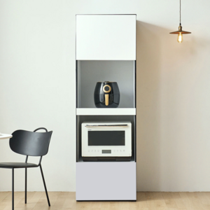 엘리에셀 비스포크 오브제 광폭 멀티진열장 키큰 다용도 선반 틈새 수납장 600 방문설치