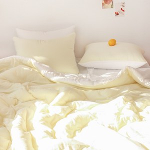 루시드슬립 국내산 부드러운 디어마이 리버서블 워싱 옥수수솜 차렵이불 세트