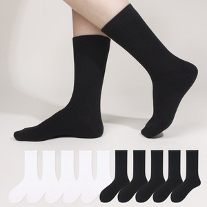 두발로 여성용 럭셔리 골지 장목 양말 10켤레 세트