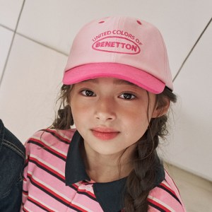 베네통키즈 투톤 코튼 볼캡