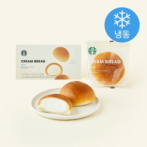스타벅스 우유 생크림빵 (냉동), 105g, 3개입, 1개