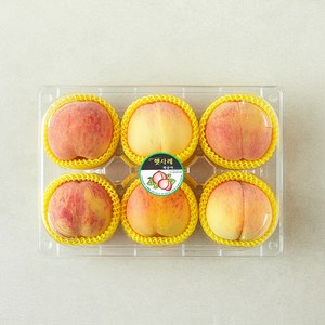 햇사레 당도선별 부드러운 황도복숭아 4~7입, 1.25kg, 1개
