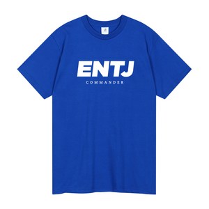 언탭트 MBTI시리즈 ENTJ 16수 반팔 티셔츠