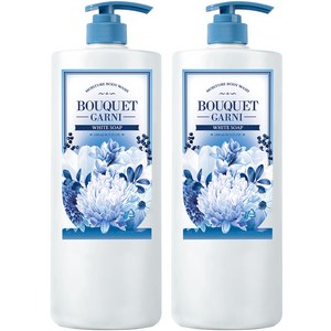 부케가르니 모이스처 바디워시 화이트솝, 1500ml, 2개
