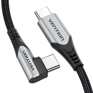 벤션 90도 C타입-C타입 고속충전케이블