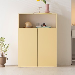 베이지메이트 애니 다용도 3단 오픈 높은 수납장 800 방문설치