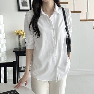 라라온 카라넥 베이직 링클프리 긴팔 블라우스 셔츠 TSP2866