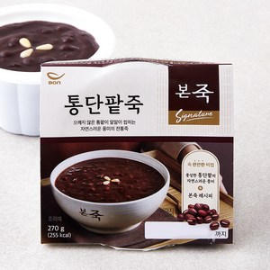 본죽 통단팥죽, 270g, 1개