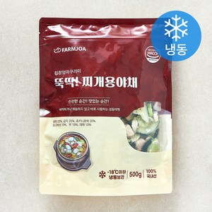 친정엄마꾸러미 뚝딱 찌개용 야채 (냉동), 500g, 1개