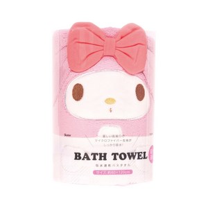 스케이터 TODR1 입체캐릭터 극세사 바스타월 60 x 120 cm, 마이멜로디, 1개