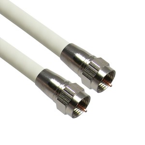 마하링크 국산 안테나 TV 화이트 동축 수제작 케이블