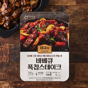 아워홈 바베큐 폭찹스테이크, 170g, 1개