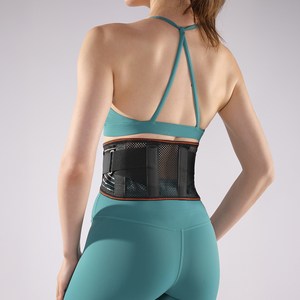 레토 슬림핏 얇은 허리보호대, L, 블랙, 1개