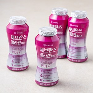 연세대학교 연세유업 세브란스 콜라겐 플러스 발효유 4개입, 130ml, 1개