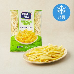 CHILLFILL 프렌치프라이 스트레이트컷 (냉동), 2kg, 1개