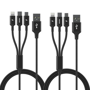 요이치 마운틴 베타 K 3in1 멀티 고속 충전 케이블