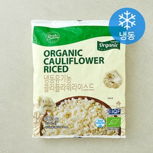 퀵쿠킹 유기가공식품 인증 콜리플라워라이스 (냉동), 600g, 1개