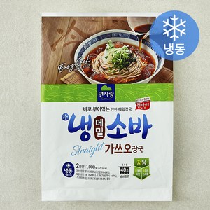 면사랑 냉메밀소바 2인분 (냉동), 1.008kg, 1개