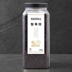 마음정미소 찰흑미, 2kg, 1개