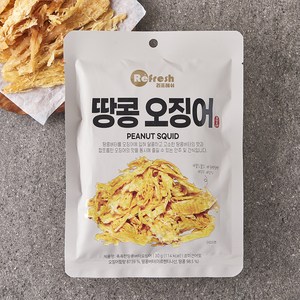 리프레쉬 촉촉한 땅콩 버터 오징어, 30g, 1개