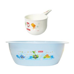 피셔프라이스 신생아욕조 + 목욕바가지