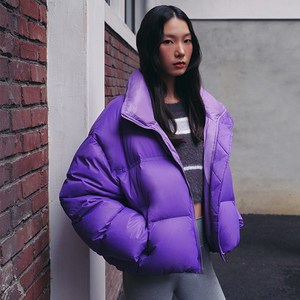 랩LAP (덕) 하이넥 안감 배색 슈퍼 에어 다운 점퍼 AQ4PDB62