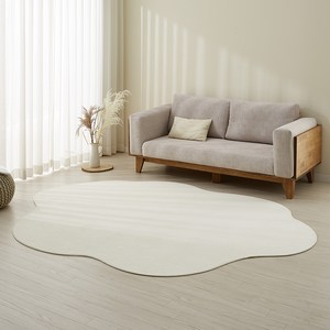 LEREVE 워셔블 수플레 비정형 러그