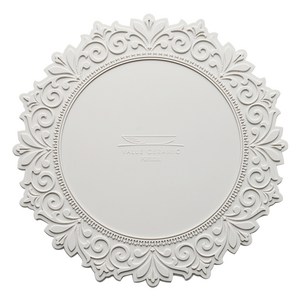 벨류세라믹 아멜리아 플레이트 실리콘 테이블매트, 그레이, 35cm