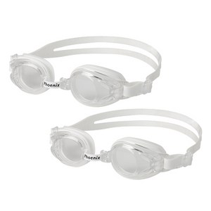 피닉스 아동용 수경 PN-509J, 화이트 + 화이트