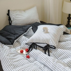 믹스앤매치 국내 제조 에센셜 스트라이프 차렵이불 세트