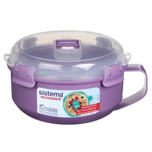 시스테마 전자레인지용 브랙퍼스트 핸들 멀티 찜기 850ml