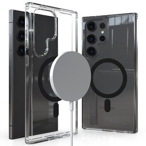 엑씨 에어스타 내장 맥세이프 호환 변색없는 고투명 안전 범퍼 휴대폰 케이스