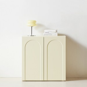 스칸디무드 국내제조 아치형 수납장 800 2단 방문설치