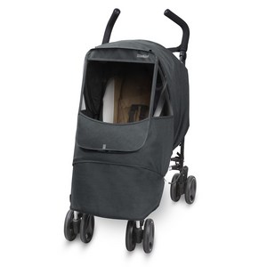 마니또 멜란지 알파소형 유모차 방풍커버, Charcoal G..., 1개