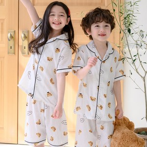 보누맘 아동용 냉감 레이온 반팔 잠옷 상하의 세트