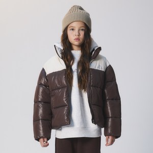 카파 배색 숏 패딩 점퍼