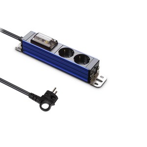 현대일렉트릭 서버탭 알루미늄 고용량 멀티탭 2구 HDSVAL-GN215B, 1.5m, 블루, 1개