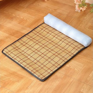 지앤와이 반려동물 등나무 여름 쿨 쿠션 매트 돗자리, I형 블루, 1개