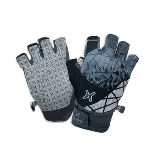 휴몬트 남성용 크리스탈 반 등산장갑 양손, 블랙